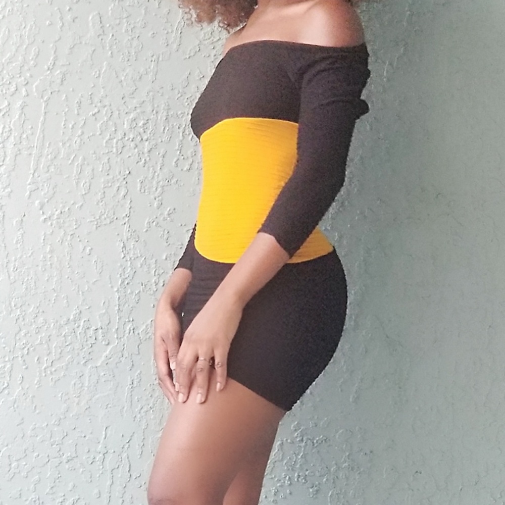 Long sleeve,  short sexy dress